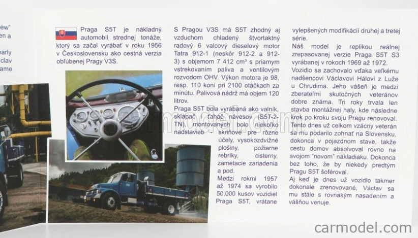 Autocult Praga S5t Truck S3 Tuning Design 1969 1:43 Blue