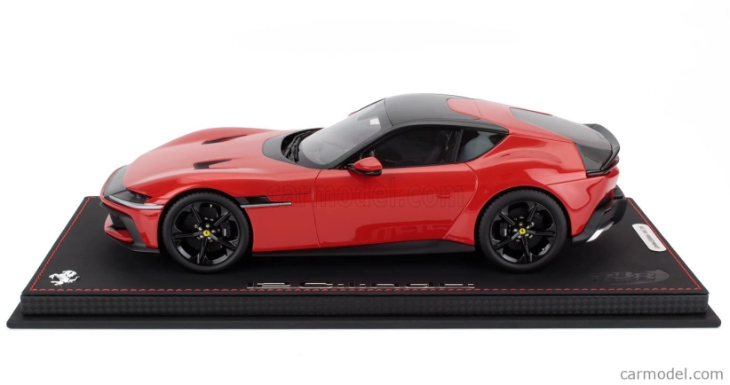 Bbr-models Ferrari 12cilindri Coupe V12 830cv 2024 - Con Vetrina - With Showcase 1:18 Rosso Corsa - Červená