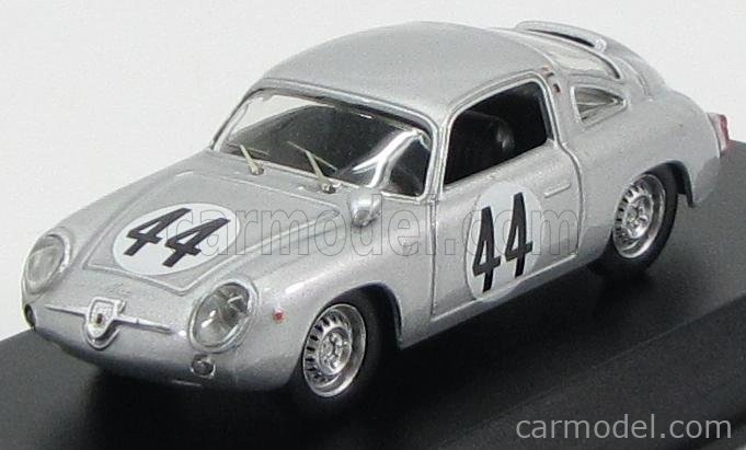 Najlepší model Fiat Abarth 700 N 44 1000km Paris 1961 J.vinatier 1:43 Strieborný