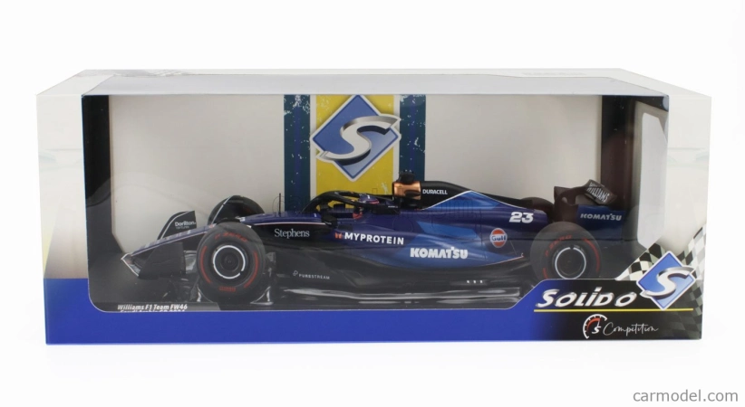 Solido Williams F1  Fw46 Team Williams Racing N 23 Suadi Arabia 2024 Alexander Albon 1:18 2 Tóny Modré