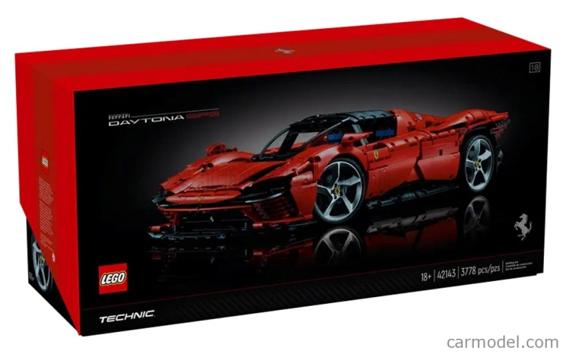 Lego Ferrari Lego Technic - Daytona Sp3 2022 - 3778 Pezzi - 3778 Pieces 1:8 Red