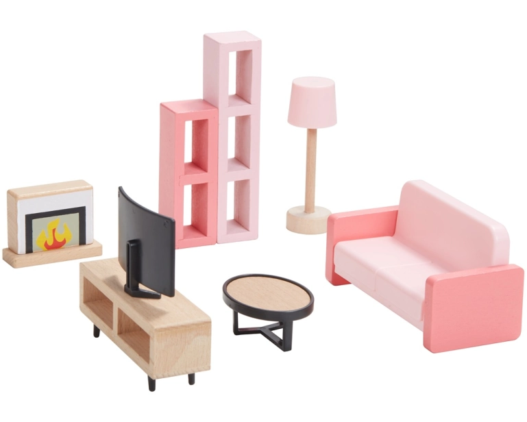 2Kids Toys Sada nábytku s rodinou 5 v 1