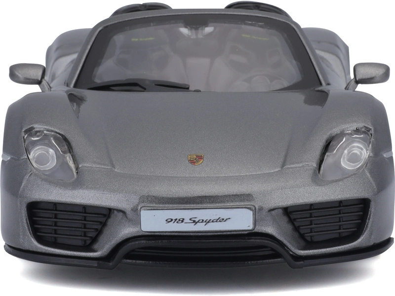 Bburago Plus Porsche 918 Spyder 1:24 stříbrná