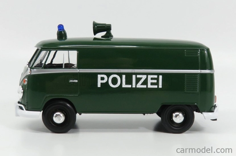 Motor-max Volkswagen T1 Type 2 Van Polizei 1962 1:24 Zelená