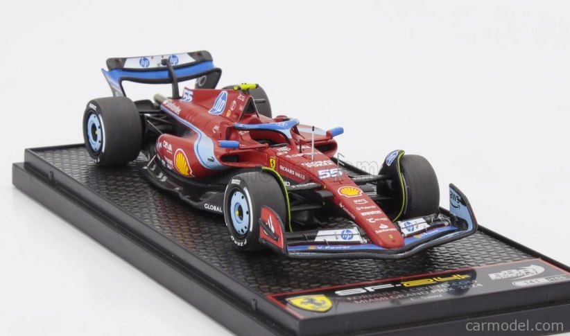 Bbr-models Ferrari F1 Sf-24 Team Scuderia Ferrari N 55 5th Miami Gp 2024 Carlos Sainz 1:43 Červená svetlomodrá