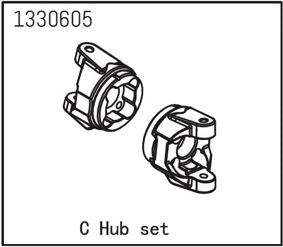 1330605 - Caster Block Set pro Absima Yucatan