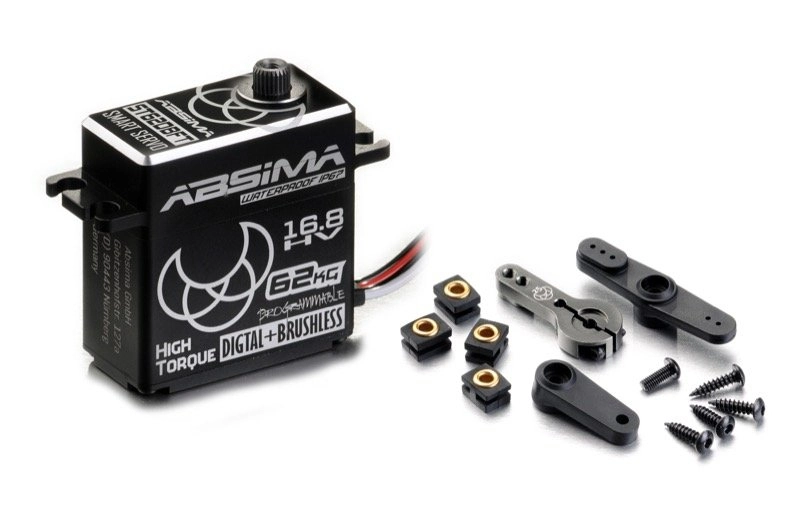 Servo Absima HV ST62DBFT Alu Digital Crawler-Spec. vodotěsné IP67, tah 38-62kg/cm