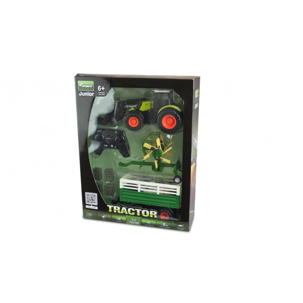 RC traktor s XL príslušenstvom