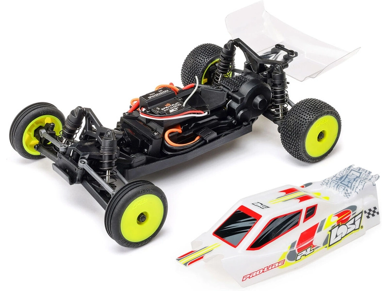 RC auto Losi Micro-B 1:24 RTR, strieborné