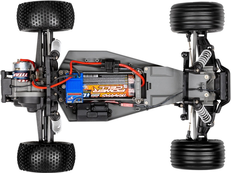 RC auto Traxxas Rustler 1:10 RTR s LED osvětlením, zelená