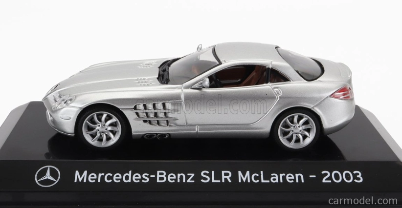 Edicola Mercedes benz Slr Mclaren 2003 - Con Vetrina - S vitrínou 1:43 Silver
