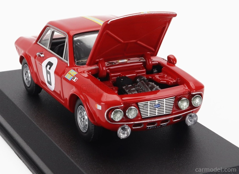 Najlepší model Lancia Fulvia 1.3 Coupe Hf N 6 Winner Rally Sanremo 1969 H.kallstrom - G.haggbon 1:43 Red