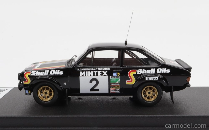 Trofeu Ford england Escort Mkii (nočná verzia) N 2 3rd Rally Mintex 1982 A.vatanen - N.wilson 1:43 Black