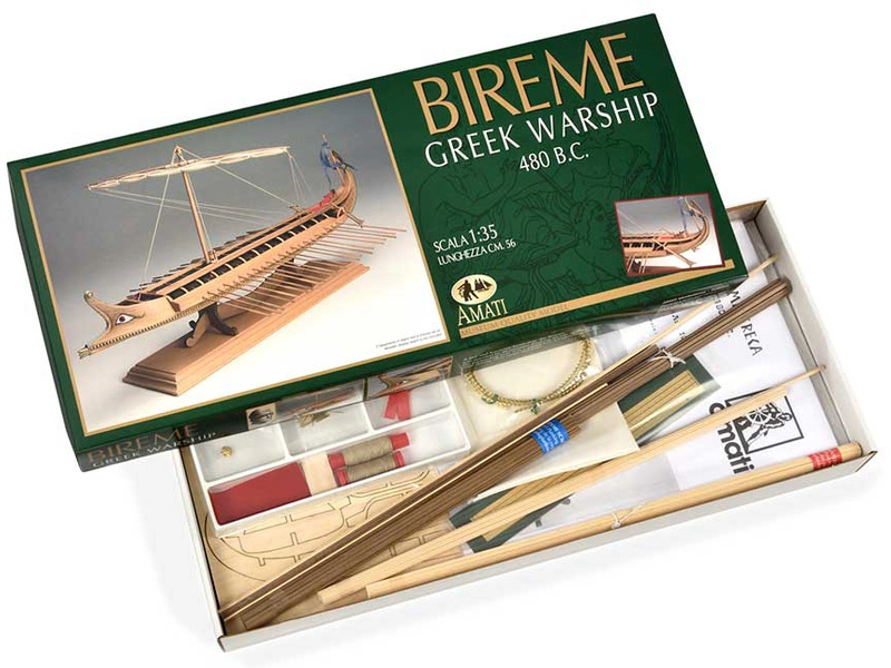 AMATI Grécka Bireme 1:35 kit