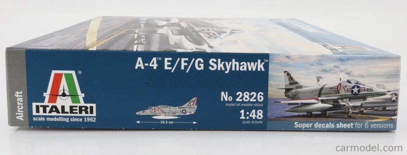 Italeri Mcdonnel douglas A-4 E/f/g/ Skyhawk Military Airplane 1955 1:48 /