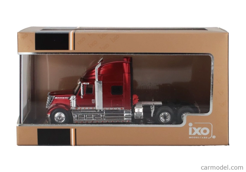 Ixo-models International Lonestar Tractor Truck 3-assi 2010 1:64 Red