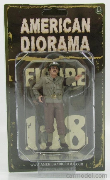 American diorama Figures Soldato Poliziotto Militare - Miltary Police Soldier Ii 1:18 Zelená Hnědá