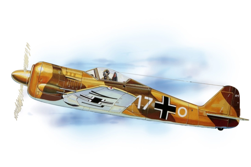 Focke-Wulf FW-190 (654mm) laser.vyrezávaný