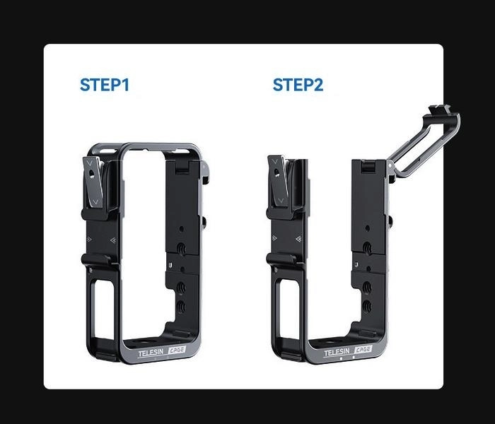 CNC rám pre DJI Action 2