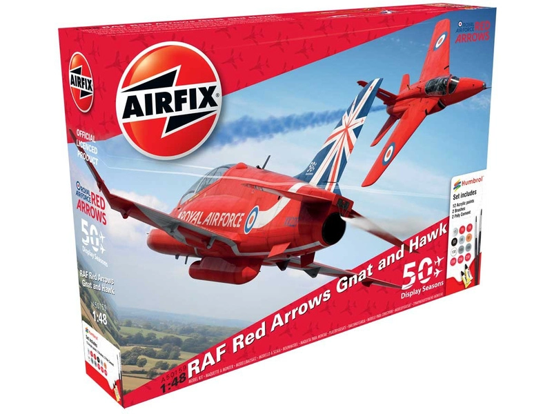 Airfix Red Arrows 50 Zobrazenie sezóny (1:48)