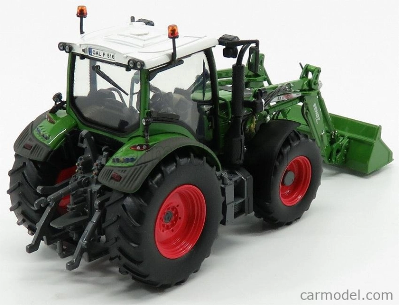 Universal hobbies Fendt 516 Vario Traktor s čelným nakladačom 4 X 80 Cargoprofi 2016 1:32 Zelená biela