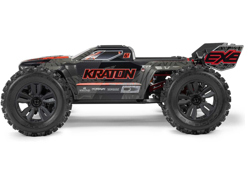 RC auto Arrma Kraton 6S BLX V6 1:8 4WD Extreme Bash RTR, čierne