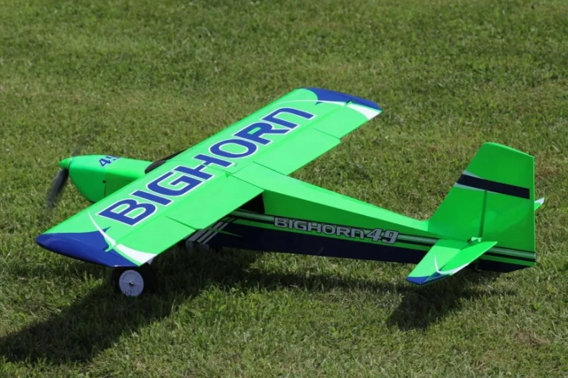 RC letadlo 49" Bighorn Pro ARF (klapky) 1,24m, červená