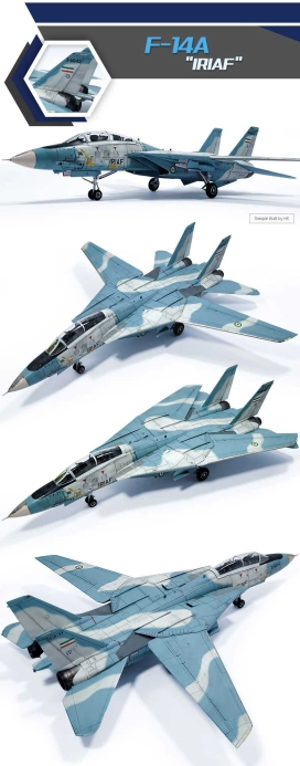 Model Kit letadlo 12594 - F-14A "IRIAF" (1:72)