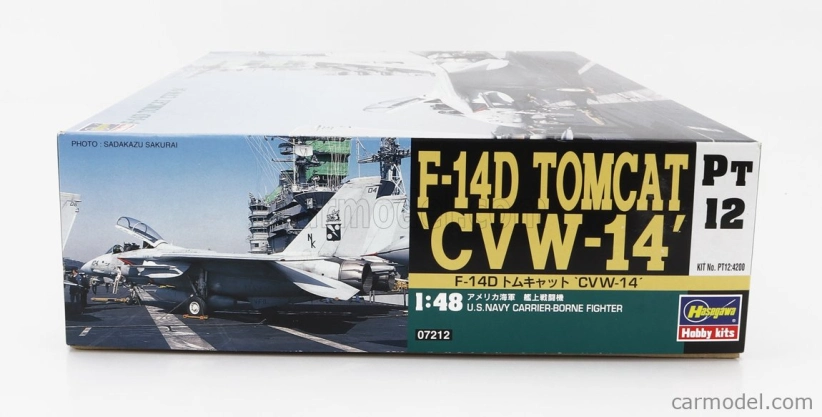 Hasegawa Grumman F-14d Tomcat Cvw-14 Military Airplane 1974 1:48 /