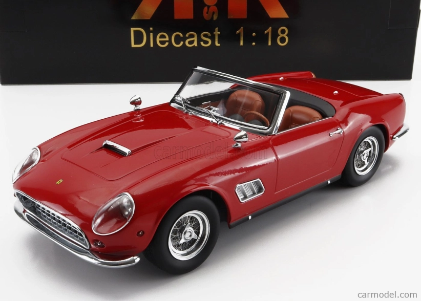 Kk-scale Ferrari 250gt California Spider Usa Version With Hard-top 1960 1:18 Red