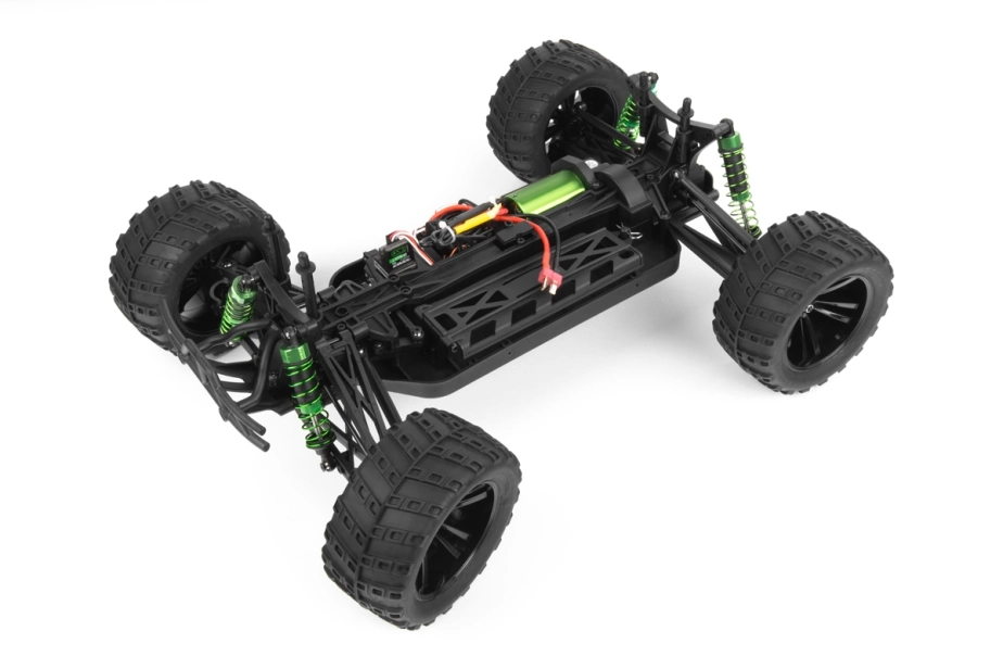 BAZAR-RC auto KAVAN GRT-10 Thunder Brushless 2,4 GHz 4WD Monster Truck 1:10, modrá