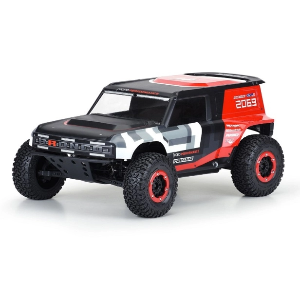 1/10 Ford Bronco R karoserie, čirá, Short Course