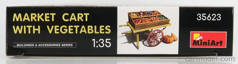 Príslušenstvo Miniart Carretto Della Frutta - Trhový vozík so zeleninou 1:35 /