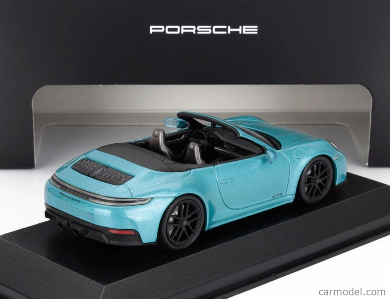 Minichamps Porsche 911 992-2 Carrera 4 Gts Cabriolet Open 2024 1:43 Ipanema Blue