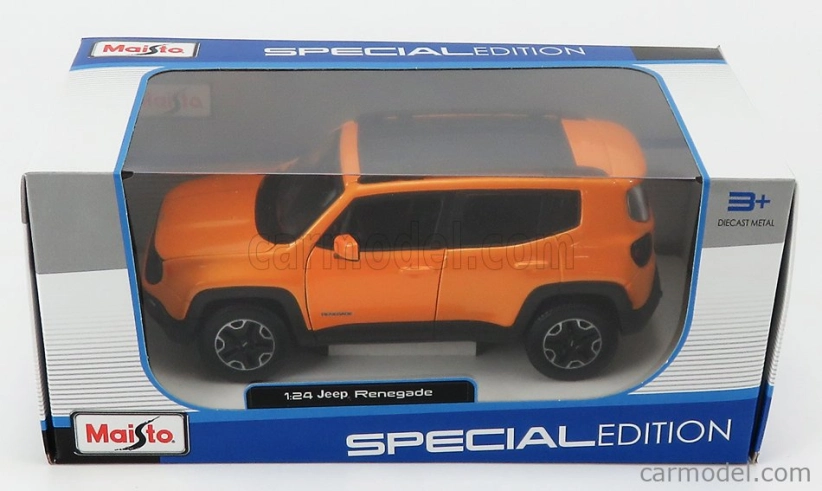 Maisto Jeep Renegade 2017 1:24 Orange Met