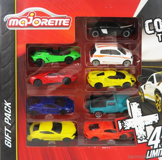 Majorette Porsche Set Assortment 13 Cars Pieces 1:64 Různé