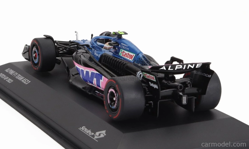 Solido Alpine F1 A523 Team Bwt Alpine N 10 3rd Dutch Gp 2023 Pierre Gasly 1:43 Modrá Ružová