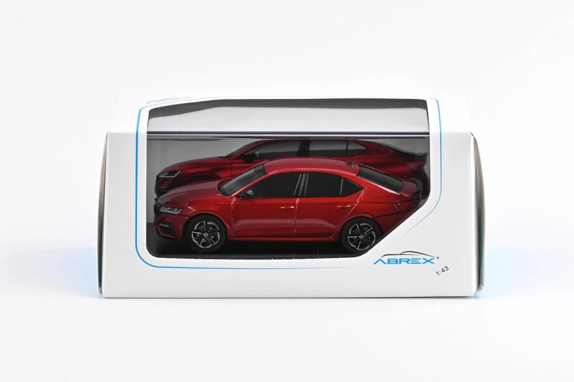 Abrex Škoda Octavia IV RS (2020) 1:43 - Oranžová Cayenne Metalíza