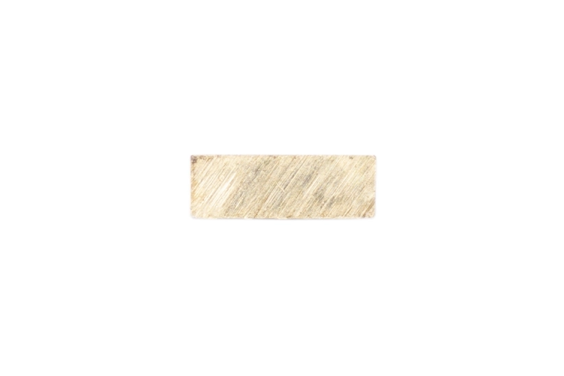 Mosazný profil, plochý, 8x2mm, 1m