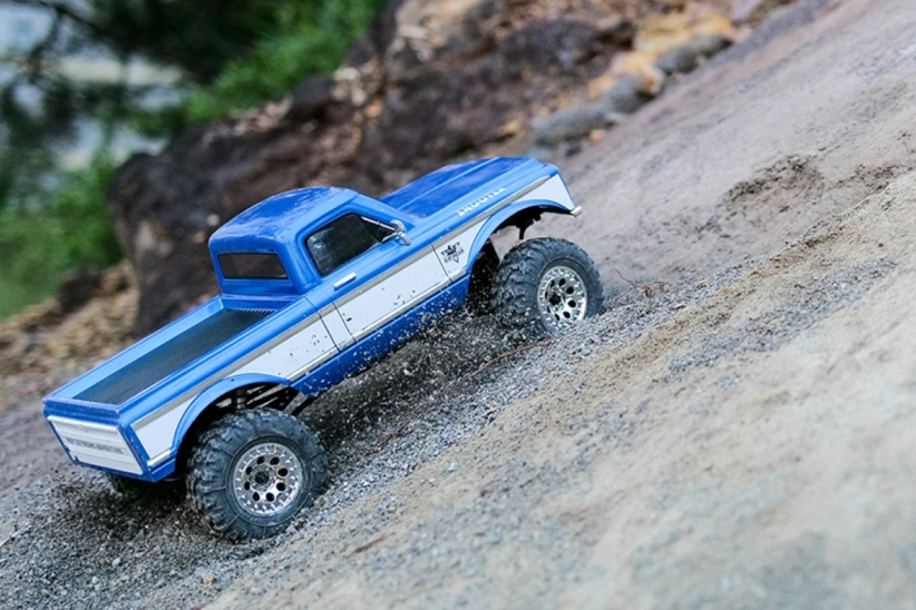 RC auto SHOOTER 1/10 súprava 2,4 GHz, modrá