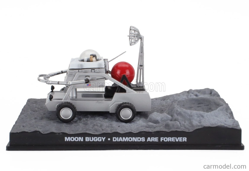Edicola 007 Moon Buggy 1971- James Bond 007 - Diamonds Are Forever - Una Cascata Di Diamanti - Sean Connery - Movie 1971 1:43 Silver