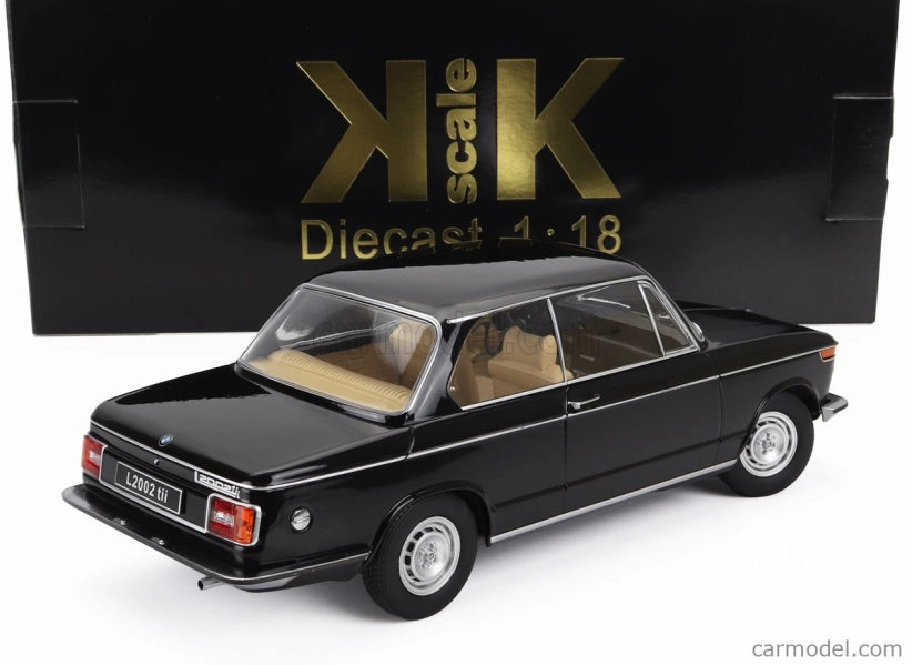 Kk-scale BMW L2002 Tii 2-series 1974 1:18 čierna