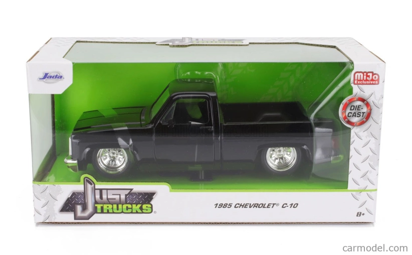 Jada Chevrolet C-10 Pick-up Custom 1985 1:24 Black