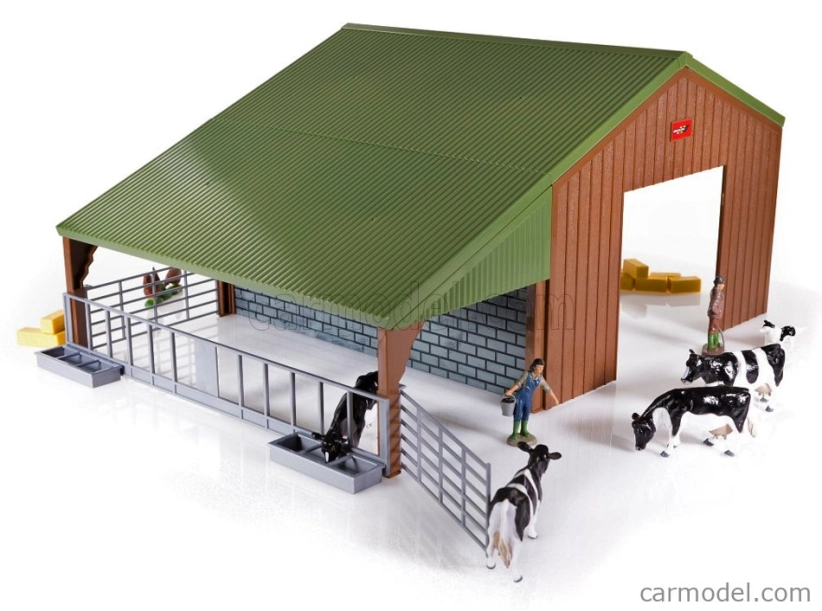 Britains Accessories Farm Building - Diorama Stalla Con Animali 1:32 Různé