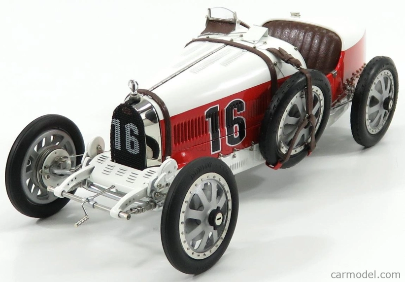 Cmc Bugatti T35 N 16 Nation Colour Project Monaco 1924 1:18 červená biela