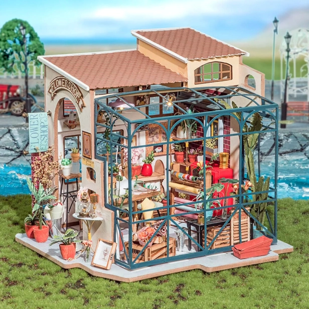RoboTime miniatúrny domček Kvetinárstvo - poškodený obal