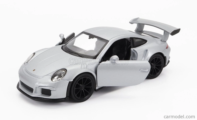 Welly Porsche 911 991 Gt3 Rs Coupe 2014 1:34 Strieborná