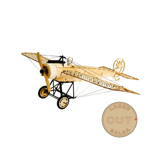 3D puzzle Fokker EIII 1:23 laser cut stavebnica 410 mm