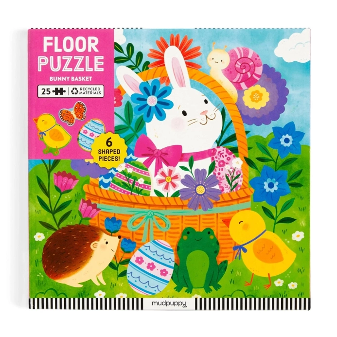 Mudpuppy Podlahové puzzle Velikonoční zajíček 25 dílků