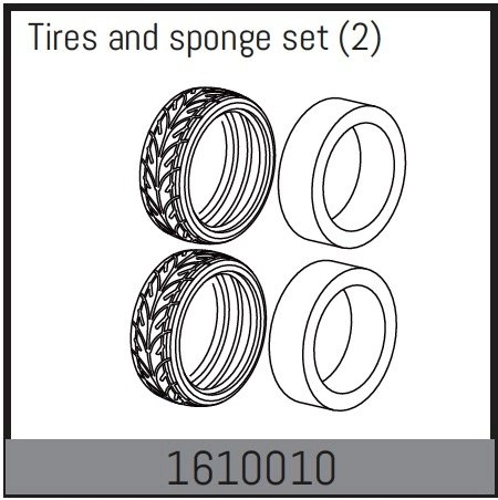 Tires and sponge set (2)